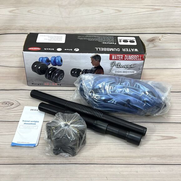 Water Dumbbell Weight Training Blue DSH-WD1106 Aerobics Fitness (One Barbell) - Picture 8 of 8